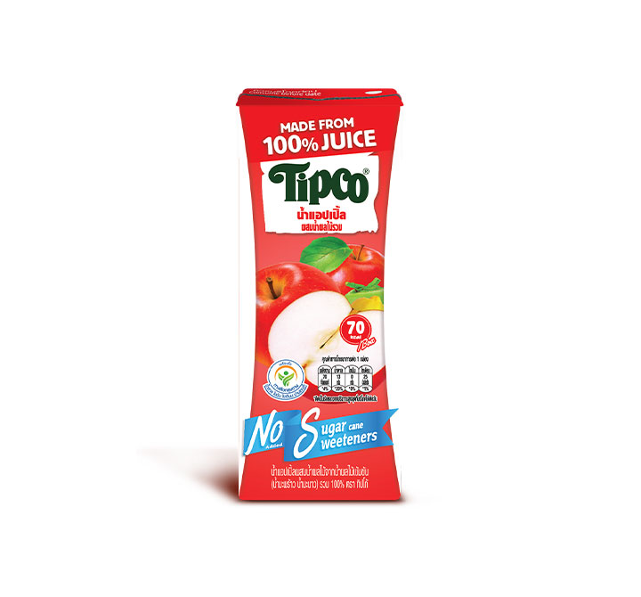 Tipco Apple Juice mixed with Vegetable Juice  less sugar